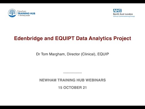 Edenbridge and EQUIPT Data Analytics Project - 15 October 21