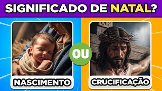 ✝️ 40 PERGUNTAS SOBRE JESUS CRISTO | QUIZ BÍBLICO DE NATAL COM IMAGENS