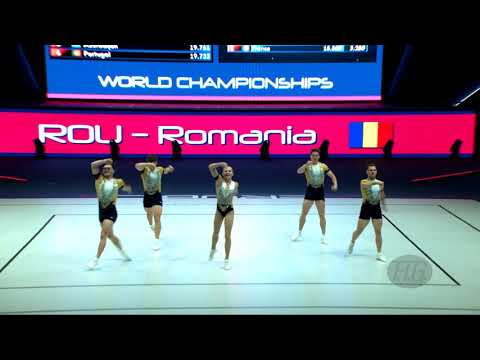 Romania (ROU) - 2021 Aerobic Worlds, Baku (AZE) Qualifications Group