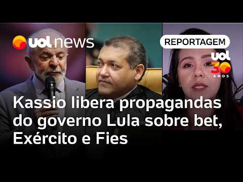 Kassio Nunes Marques libera propagandas do governo Lula sobre bet, Exército e Fies