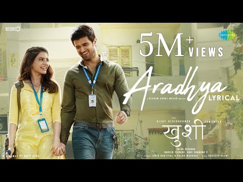 Poster Aradhya Lyrics – Kushi (Hindi) | Jubin Nautiyal