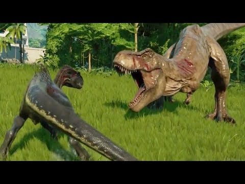 INDORAPTOR Vs TYRANNOSAURUS REX - Jurassic World Evolution