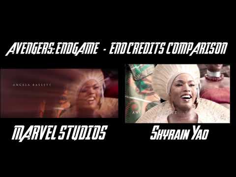 Avengers: Endgame (2019) | End Credits [COMPARISON]