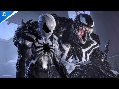Marvel's Spider-Man White Symbiote Transforms Into Black Symbiote To Fight Venom