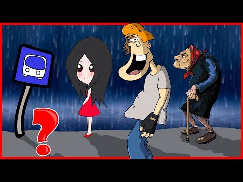 INTERESTING RIDDLE! YOU MEET THREE PEOPLE ON A RAINY NIGHT... Video