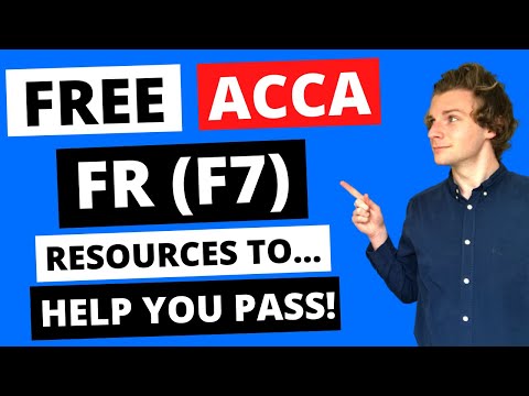 ⭐️ ACCA F7 FINANCIAL REPORTING (FR) - FREE RESOURCES TO HELP YOU PASS YOUR EXAM!! ⭐️ | ACCA FR |
