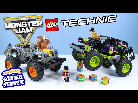 LEGO Technic Monster Jam Grave Digger and Max-D Review 2021