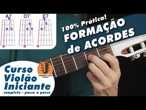 Formação de acordes 100% na prática | Aula de Violão | violão iniciante