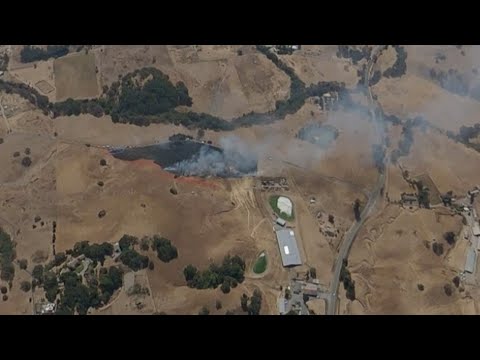 Ride along with Air Attack 140 over the Antonio Fire near Petaluma