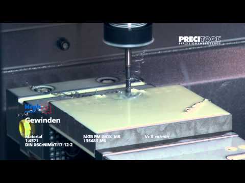 Precitool HighQ Gewinden in 1.4571