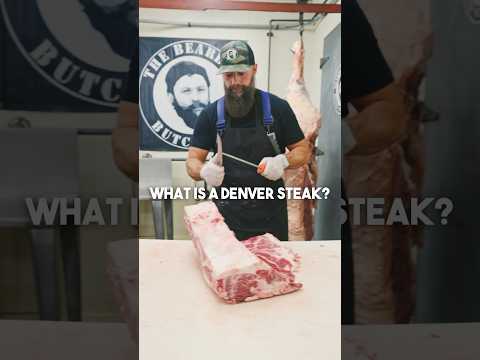 What is a Beef Denver Steak? 🥩 🔪 #shorts #beef #butcher