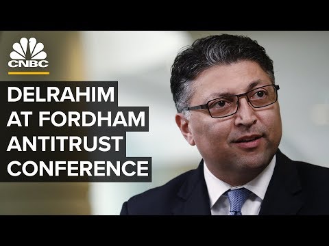 DOJ's Makan Delrahim speaks on antitrust law at Fordham conference – 09/12/2019