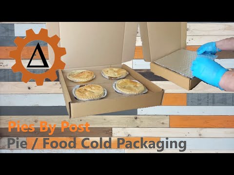 Pies By Post / Pie & Food Cold Packaging Solution.