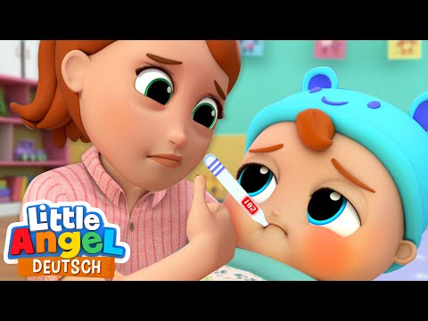 Das Baby ist krank | Mama kümmert sich um mich | Little Angel Deutsch - Kinderlieder