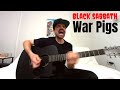 War Pigs Black Sabbath Acoustic Cover By Joel Goguen