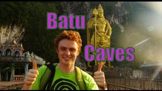 VISITING THE BATU CAVES + EATING INDIAN FOOD - Kuala Lumpur, Malaysia