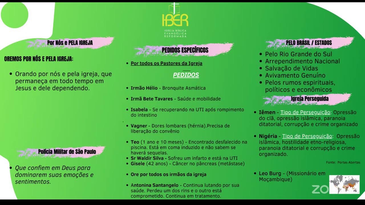 *Reunião de Oração - João 15:1-6*