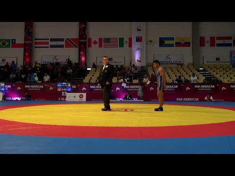 Qualification FS - 65 kg: Abel HERRERA (PER) df. Luis BARRIOS (HON) by FALL, 11-7