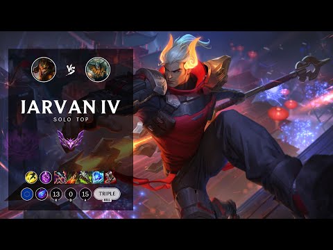 Jarvan IV Top vs Olaf - EUW Master Patch 12.14