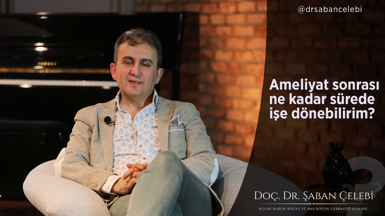 Ameliyat sonrası ne sürede işe dönebilirim?