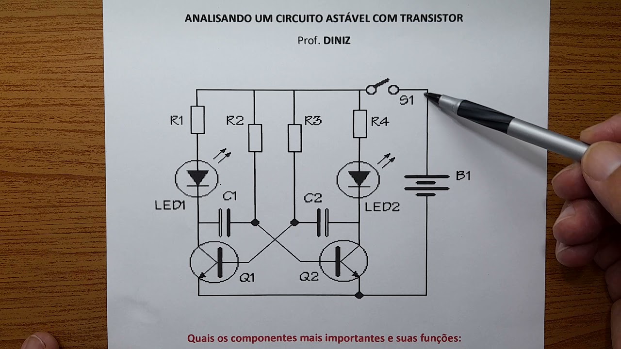 Analisando o Circuito Astável Transistorizado