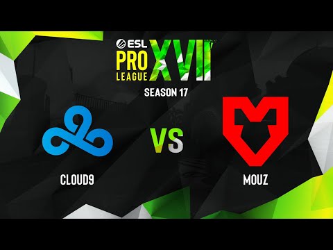 Cloud9 vs MOUZ | Карта 3 Mirage | ESL Pro League Season 17