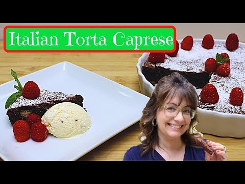 Easy Classic Italian Torta Caprese | 5 Ingredients | Authentic Italian Dessert