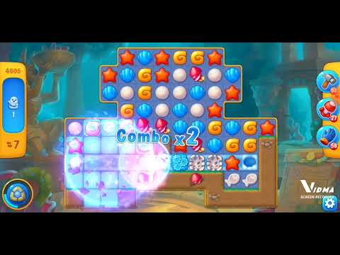 Fishdom. 4605 level no boosters and diamonds