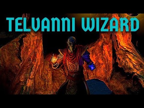 Telvanni Wizard Gameplay - Skyrim - Bloodskal Barrow