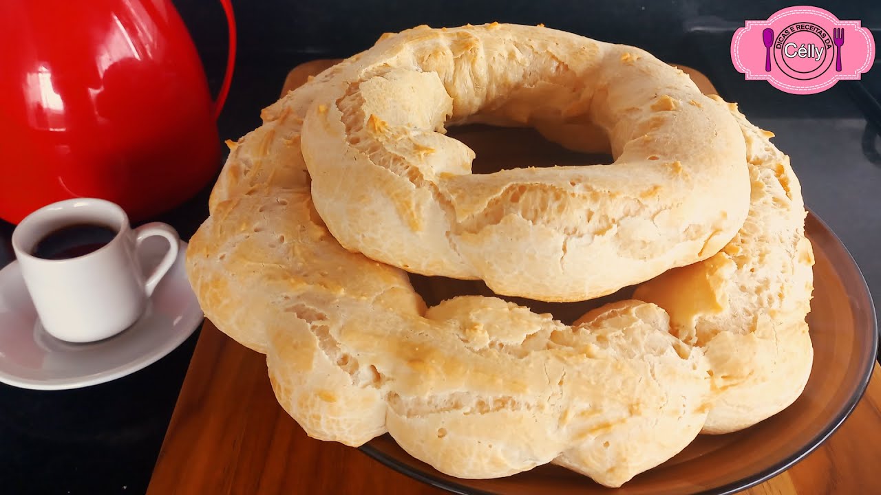 ROSCA DE POLVILHO DE PADARIA MUITO FÁCIL E DELICIOSA