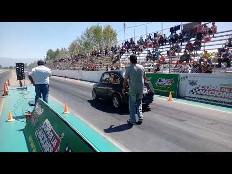 Fiat 600 Carlos Zabala vs camioneta turbo de chile Copa Vendimia-Lavalle