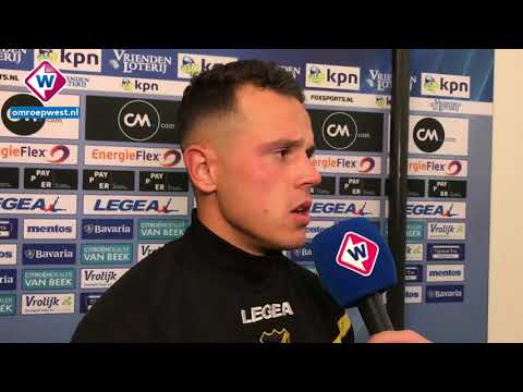 Reactie NAC-speler Giovanni Korte na nederlaag tegen ADO