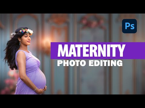 Maternity photoshoot manipulation in Adobe Photoshop