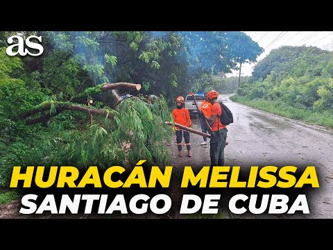 El HURACÁN MELISSA azota CUBA: INUNDACIONES y DESTRUCCIÓN en SANTIAGO DE CUBA