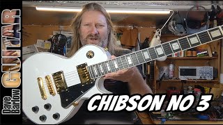 Video thumbnail for Chibson Les Paul Custom in White by Dave Barlow