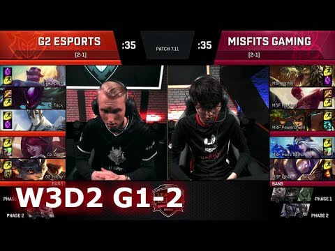 Misfits vs G2 eSports | Game 2 S7 EU LCS Summer 2017 Week 3 Day 2 | MSF vs G2 G-2 W3D2