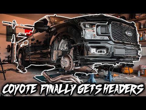 HOW TO INSTALL LONG TUBE HEADERS ON A 2015-2020 F-150 5.0 COYOTE!