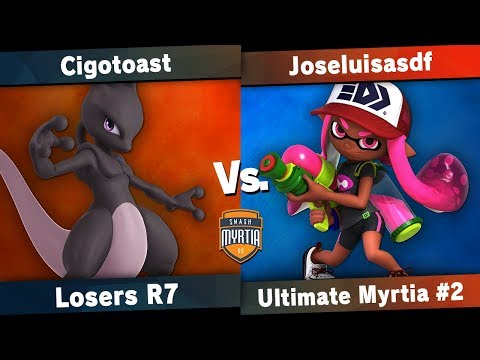 [Ultimate Myrtia #2] Joseluisasdfg (Inkling, Cloud) VS Cigotoast (Mewtwo) Losers R7