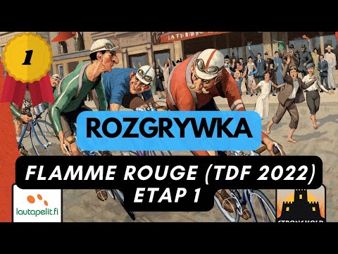 🇵🇱 (975) Rozgrywka - Flamme Rouge (Tour de France 2022: Etap 1)