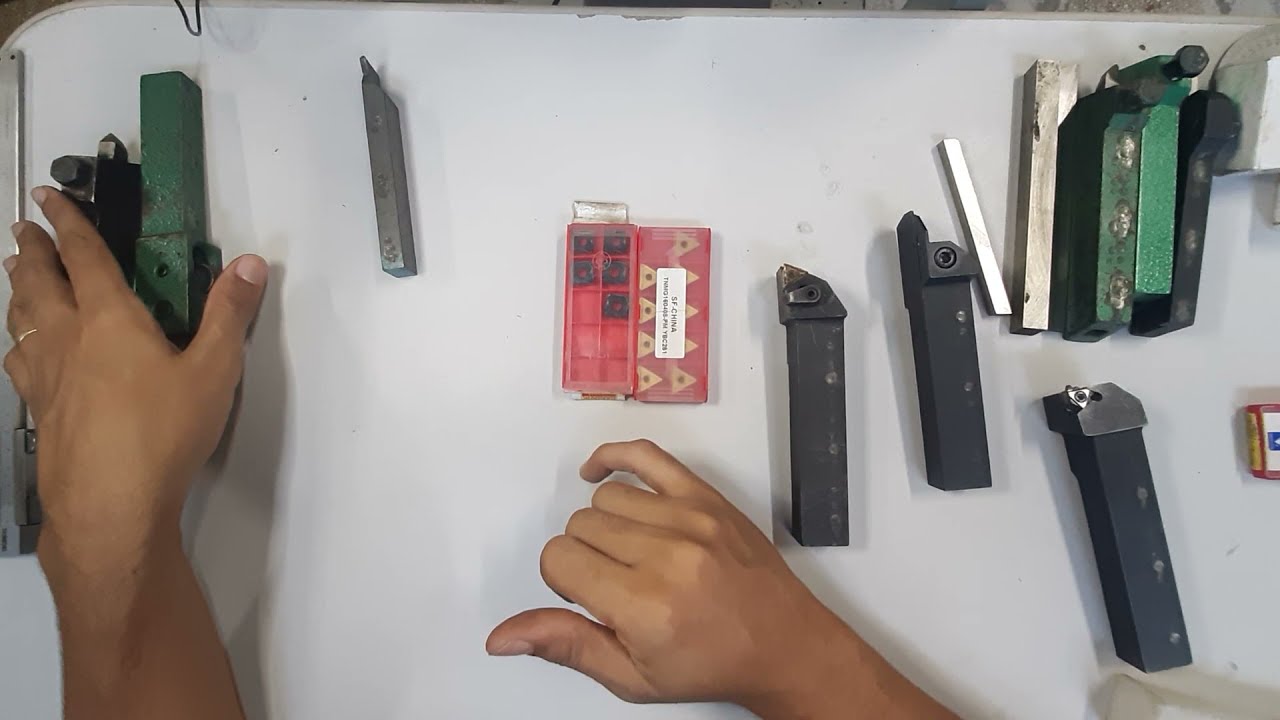 TIPOS DE FERRAMENTAS DE CORTE PARA TORNO MECÂNICO