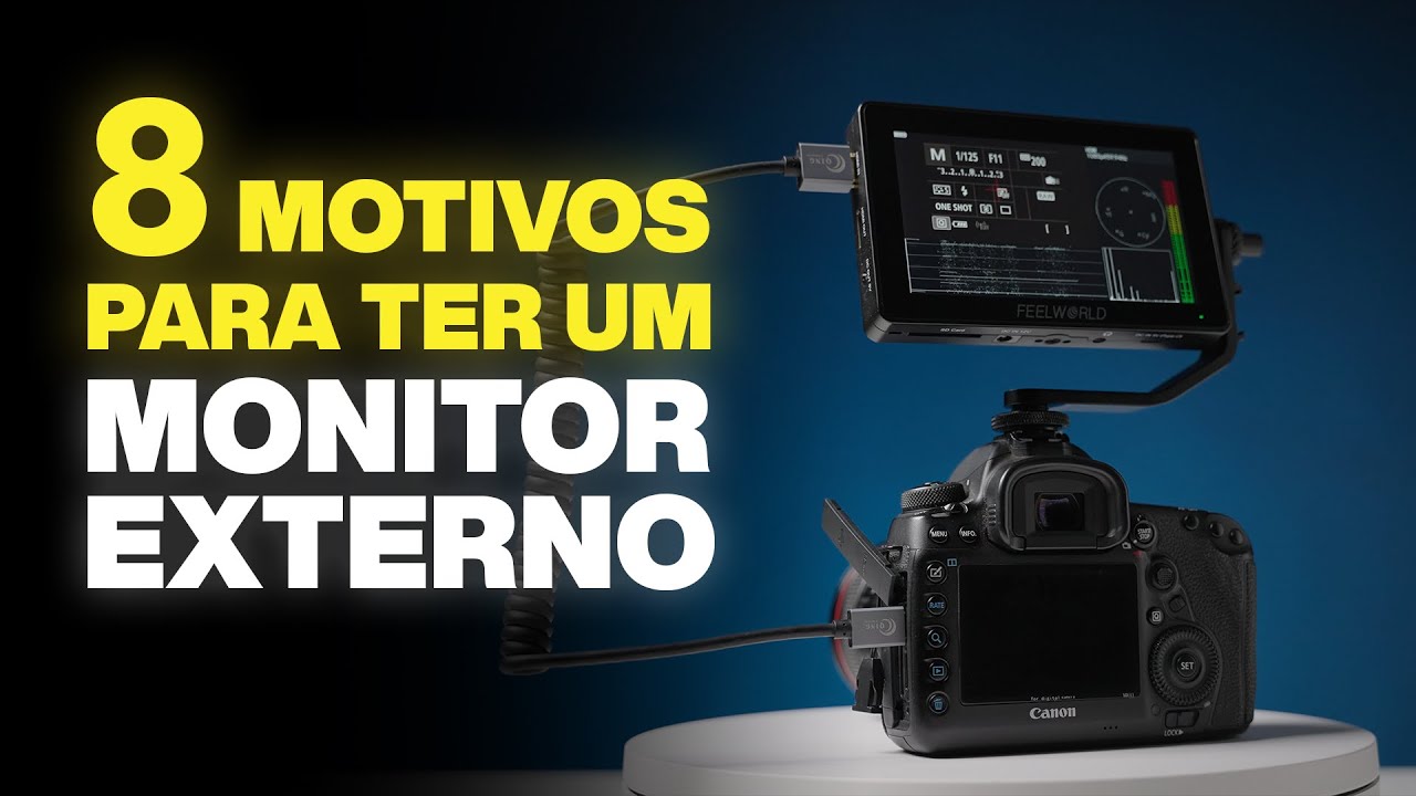Você PRECISA de um monitor externo para sua camera | Feelworld F6 Plus