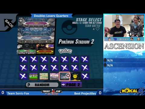 “Ascension 10/21/17” – Team Sonic-Fox (Fox+Sonic) v. Best Projectiles (Yoshi+Link) – Losers Quarters