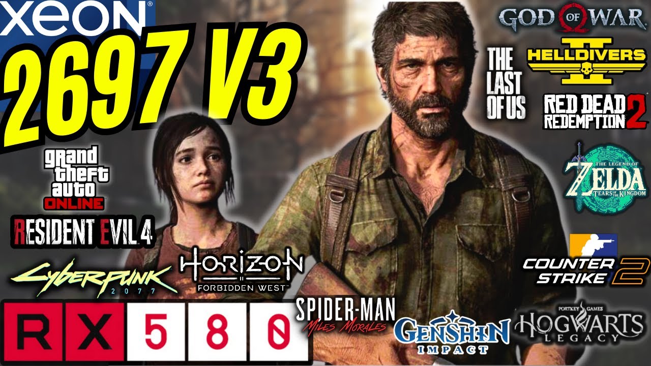 XEON E5 2697 V3 + RX 580 TESTE EM JOGOS EM 2024 PC GAMER BARATO. O MELHOR?