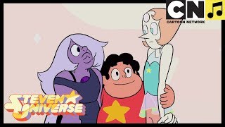 Steven Universe | Giant Woman Song | Amethyst and Pearl try to fuse | Cartoon Network