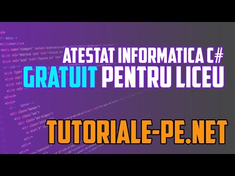 Atestat informatica C# pentru liceu - GRATUIT
