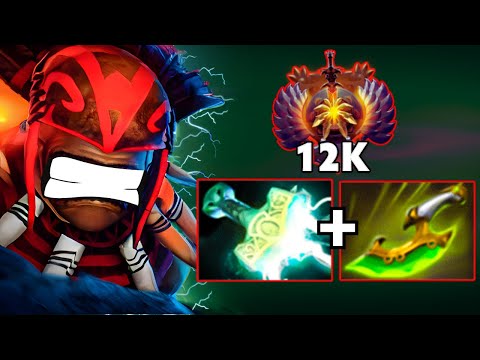 Swift Blink + Mjollnir Bloodseeker Insane Pure Damage Attack 17Kills Immortal 12K MMR🔥