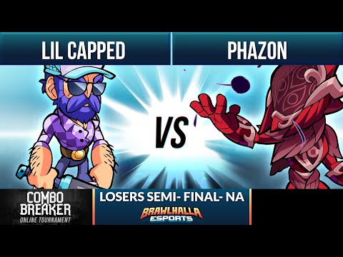 Lil Capped vs Phazon - Loser's Semi-Finals - Combo Breaker 2020 - 1v1 NA