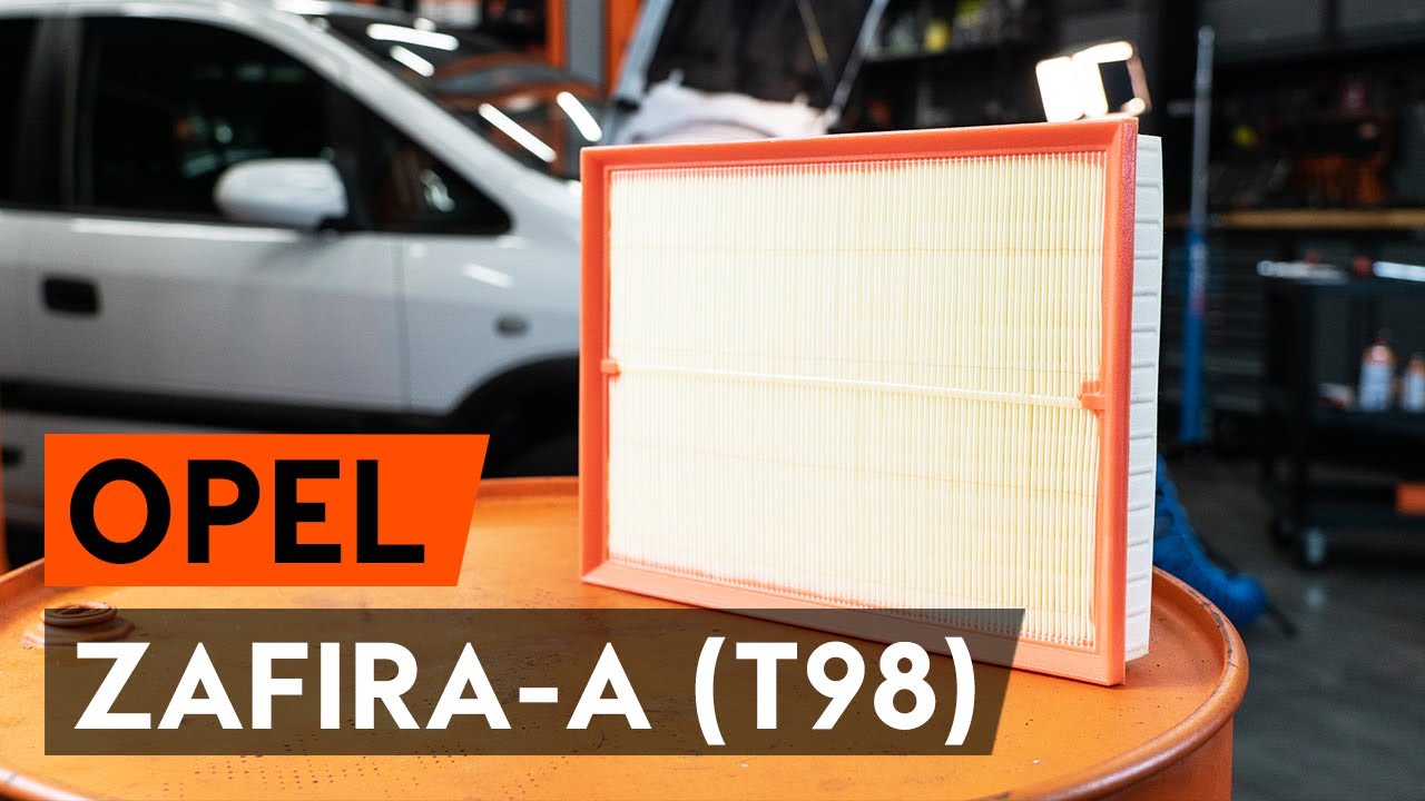 Come cambiare filtro aria su Opel Zafira F75 - Guida alla sostituzione