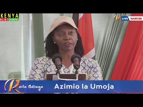 AZIMIO MASS ACTION TODAY - STATEMENT BY MARTHA KARUA ON RAILA MAANDAMANO