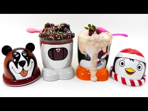 HELADERÍA DE JUGUETE. ¡HELADOS EN TRES MINUTOS! HELADOS CASEROS DE FRESA Y CHOCOLATE. Video